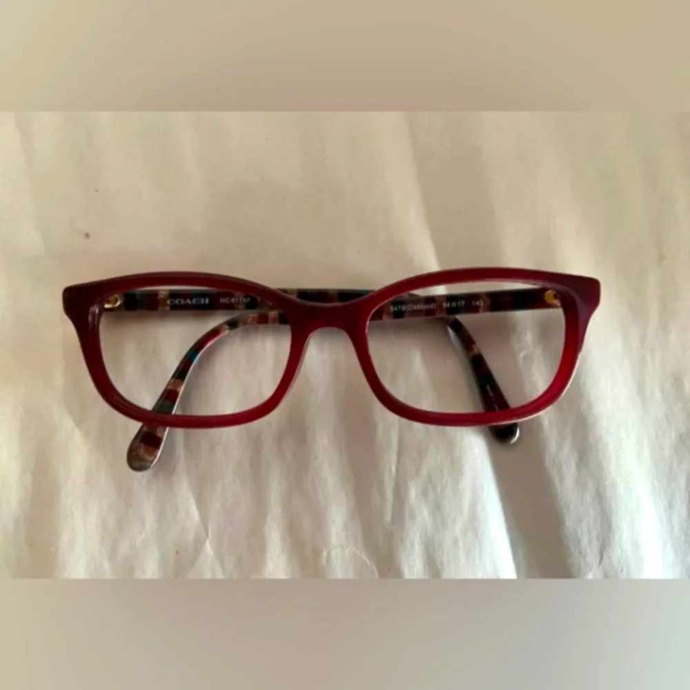 Coach Eyeglasses HC6174 5479 Oxblood 50MM female Plastic Bordeaux